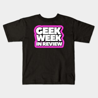 Geek Week in Review Logo Kids T-Shirt